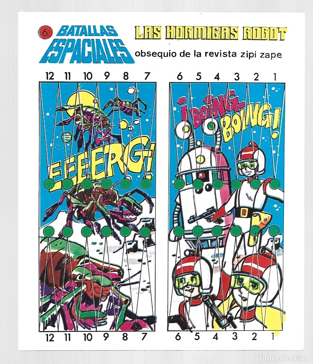 Livros de Banda Desenhada: Juego Batallas espaciales 6: las hormigas robot, Bruguera, muy buen estado