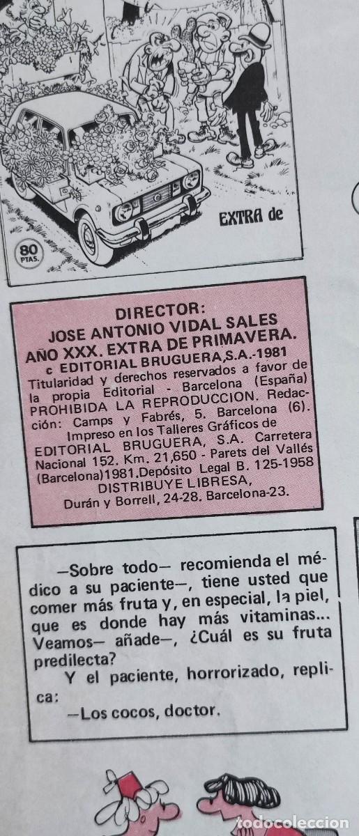 Tebeos: DDT EXTRA DE PRIMAVERA 1981 - EDITORIAL BRUGUERA. - Foto 4
