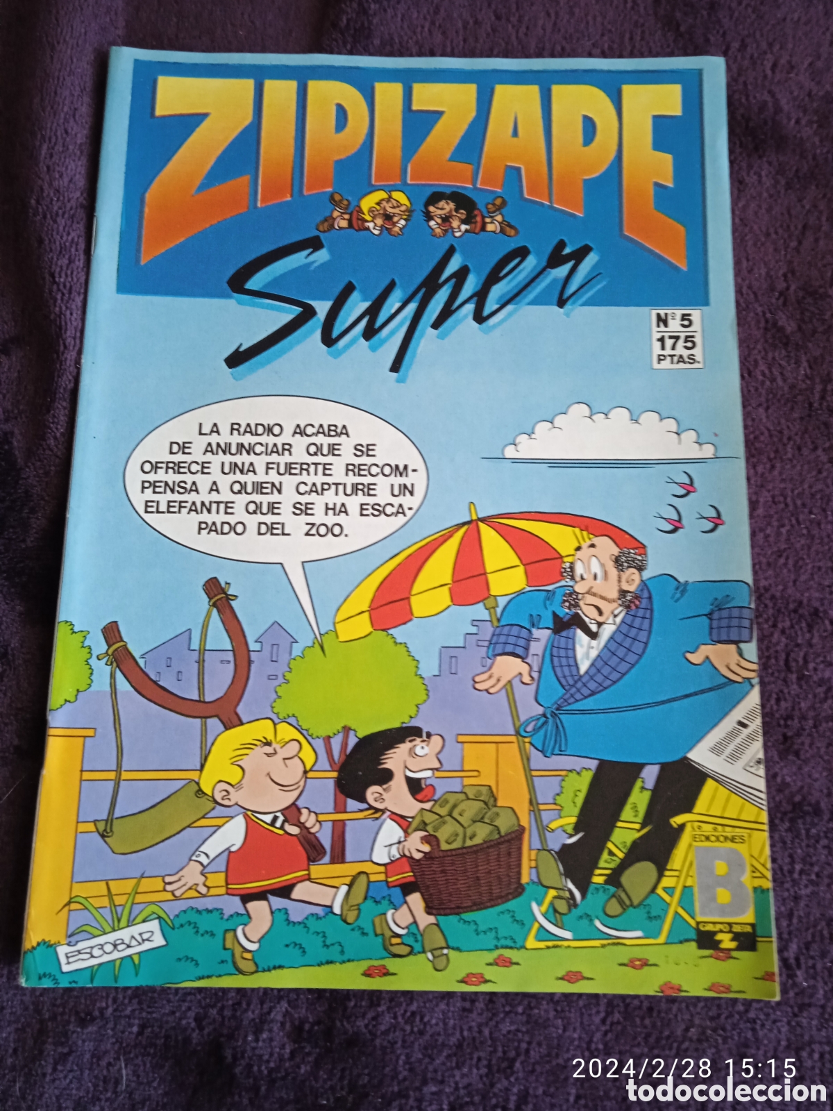 Livros de Banda Desenhada: SUPER ZIPI ZAPE N&ordm; 5 - EDITA : EDICIONES B