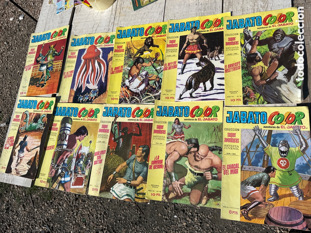 Tebeos: Jabato a color lote de 10 comics - Foto 1