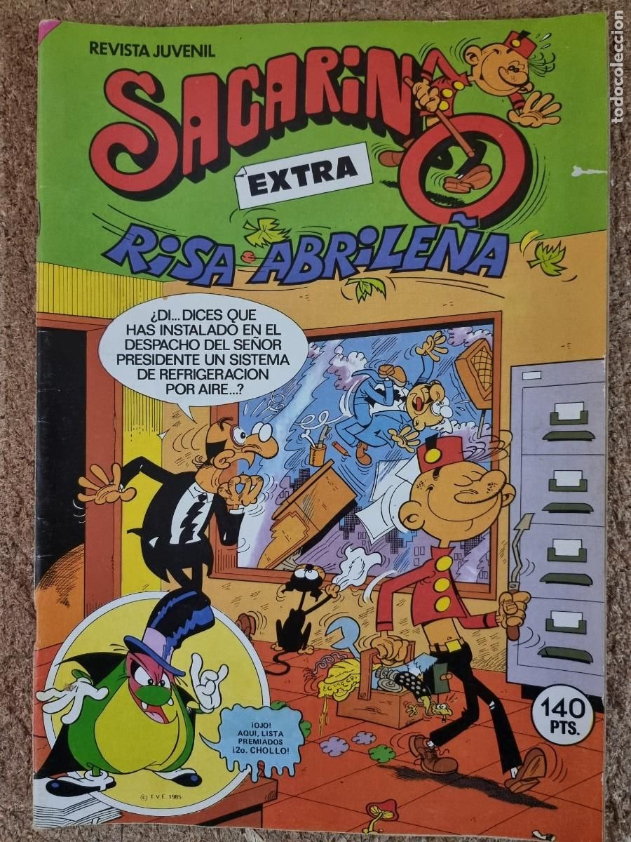Tebeos: Sacarino Extra 86 Risa Abrile&ntilde;a.Bruguera - Foto 1
