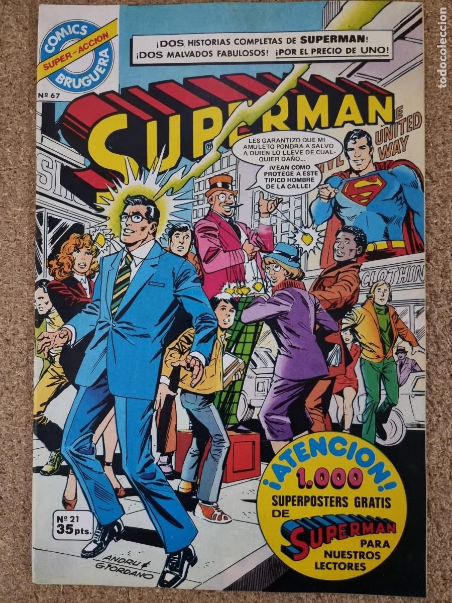 Tebeos: Superman 21 Comics Super-Accion.Bruguera - Foto 1