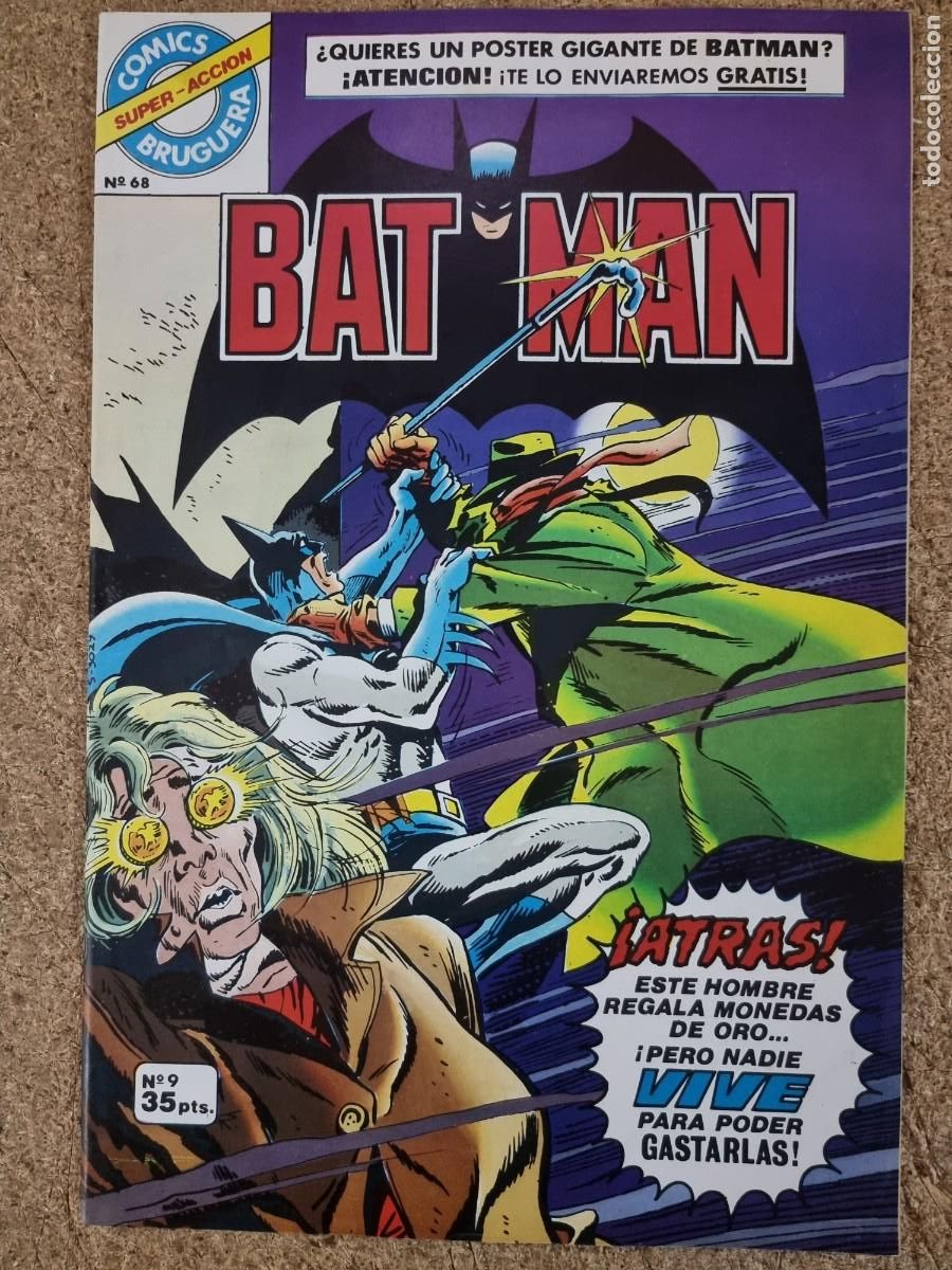 Tebeos: Batman 9 Comics Super-Accion.Bruguera - Foto 1