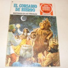 Tebeos: EL CORSARIO DE HIERRO 15 NAUFRAGIO EN LAS TINIEBLAS,(DE 58).BRUGUERA,1977