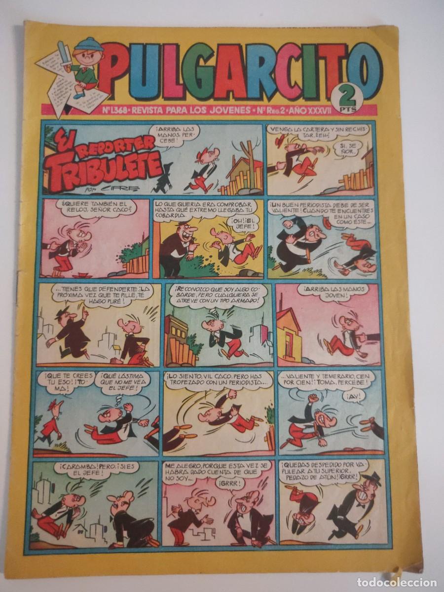 Tebeos: Pulgarcito n&ordm; 1368. Con El Inspector Dan. - Foto 1