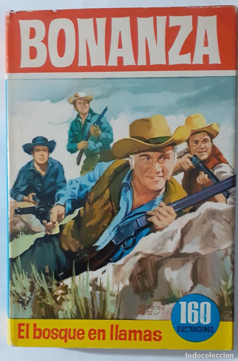Tebeos: BONANZA-COLECCI&Oacute;N H&Eacute;ROES- N&ordm; 13 -EL BOSQUE EN LLAMAS-2&ordf; ED.1964-EDMOND-DIF&Iacute;CIL-LEA-0031