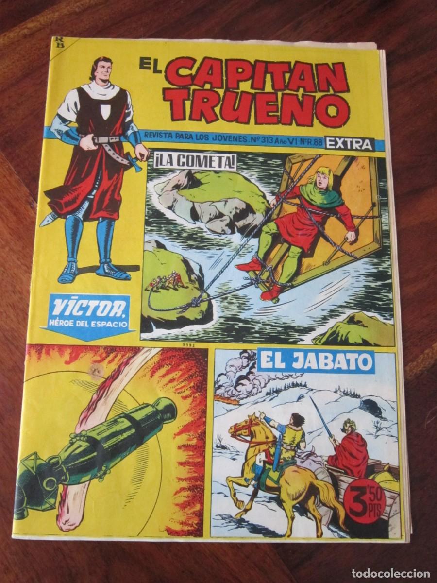 El Capitan Trueno Extra Nº 313 ¡la Cometa! Bruguera. Familia Trapisonda en Trasera