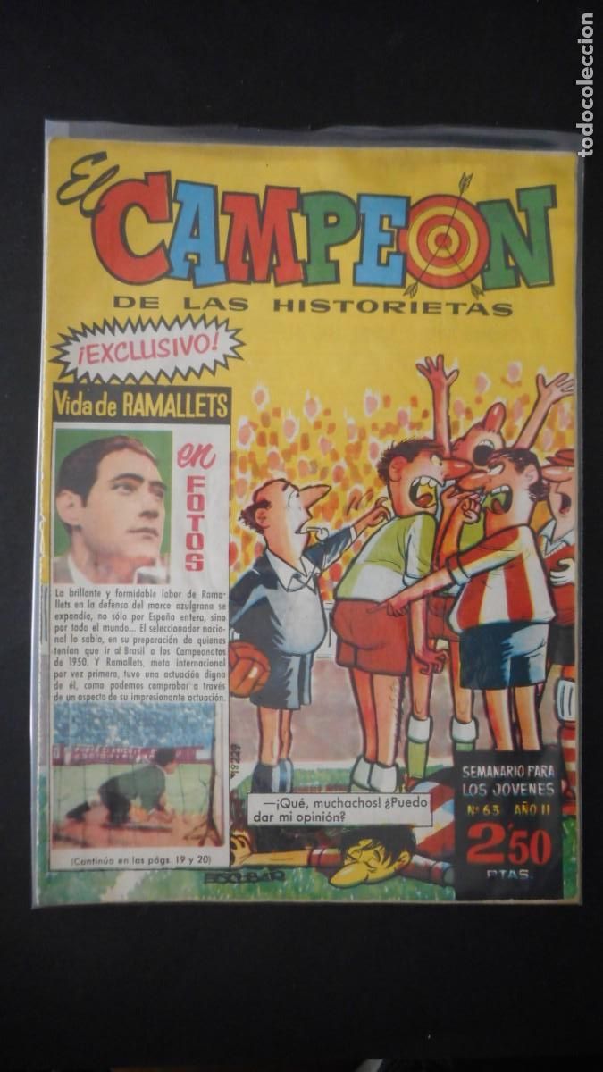 BDs: EL CAMPE&Oacute;N REVISTA N&ordm; 63 / C-3