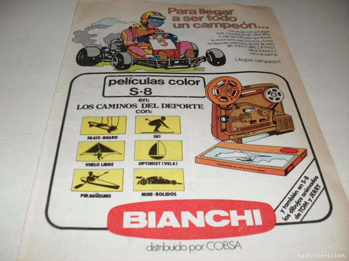 Tebeos: HOJA PUBLICITARIA PARA LLEGAR A SER TODO UN CAMPEON..PELICULAS COLOR SUPER-8.BRUGUERA,A&Ntilde;OS 70