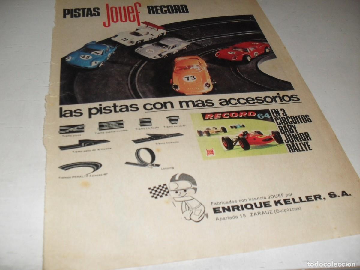 Tebeos: HOJA PUBLICITARIA PISTAS JOVEF RECORD+DISCURRIR TAMBIEN ES DIVERTIDO.BRUGUERA,A&Ntilde;OS 70
