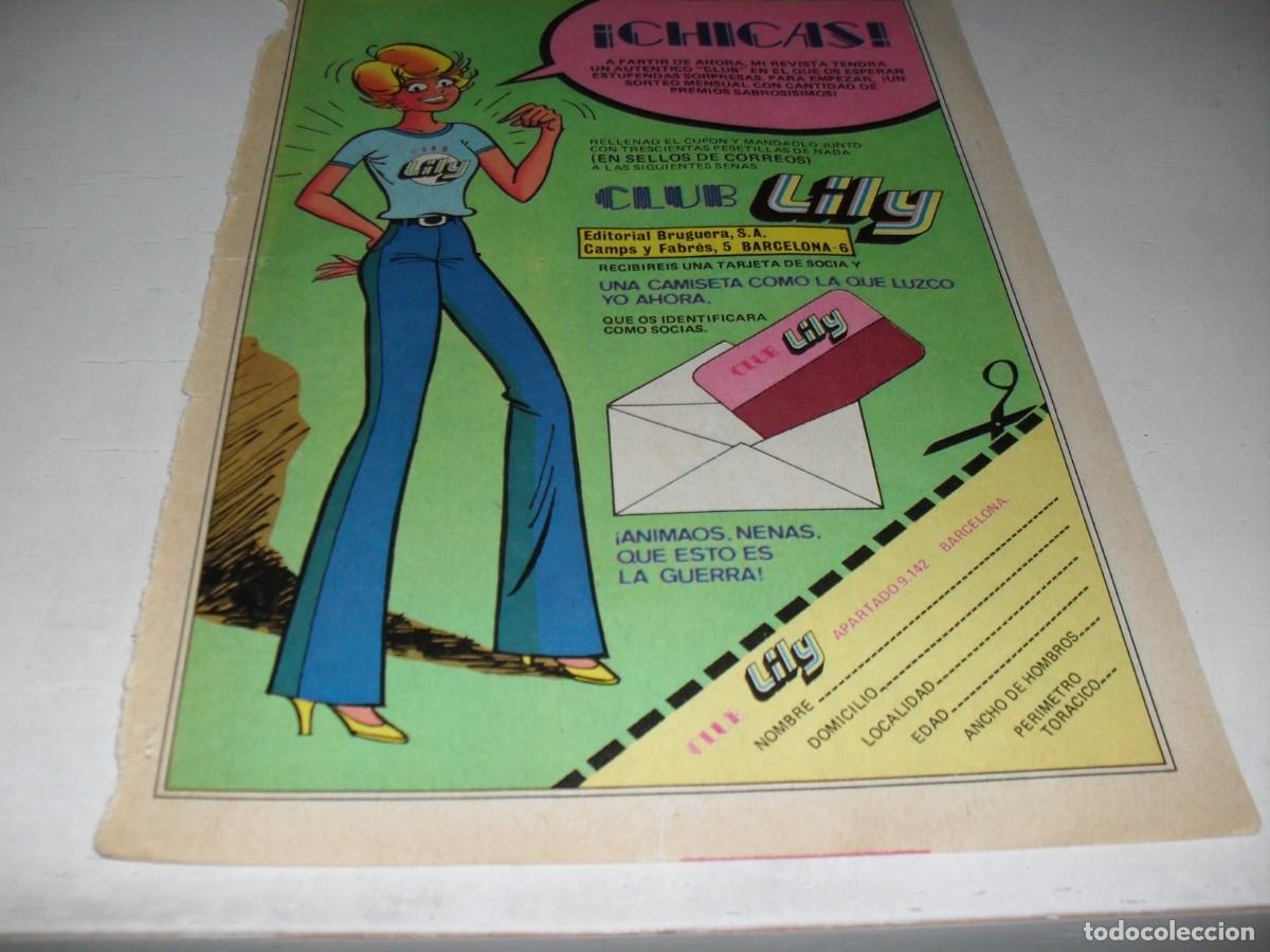 Tebeos: HOJA PUBLICITARIA CLUB LILY,DIBUJADA POR SEGURA.BRUGUERA,A&Ntilde;OS 70