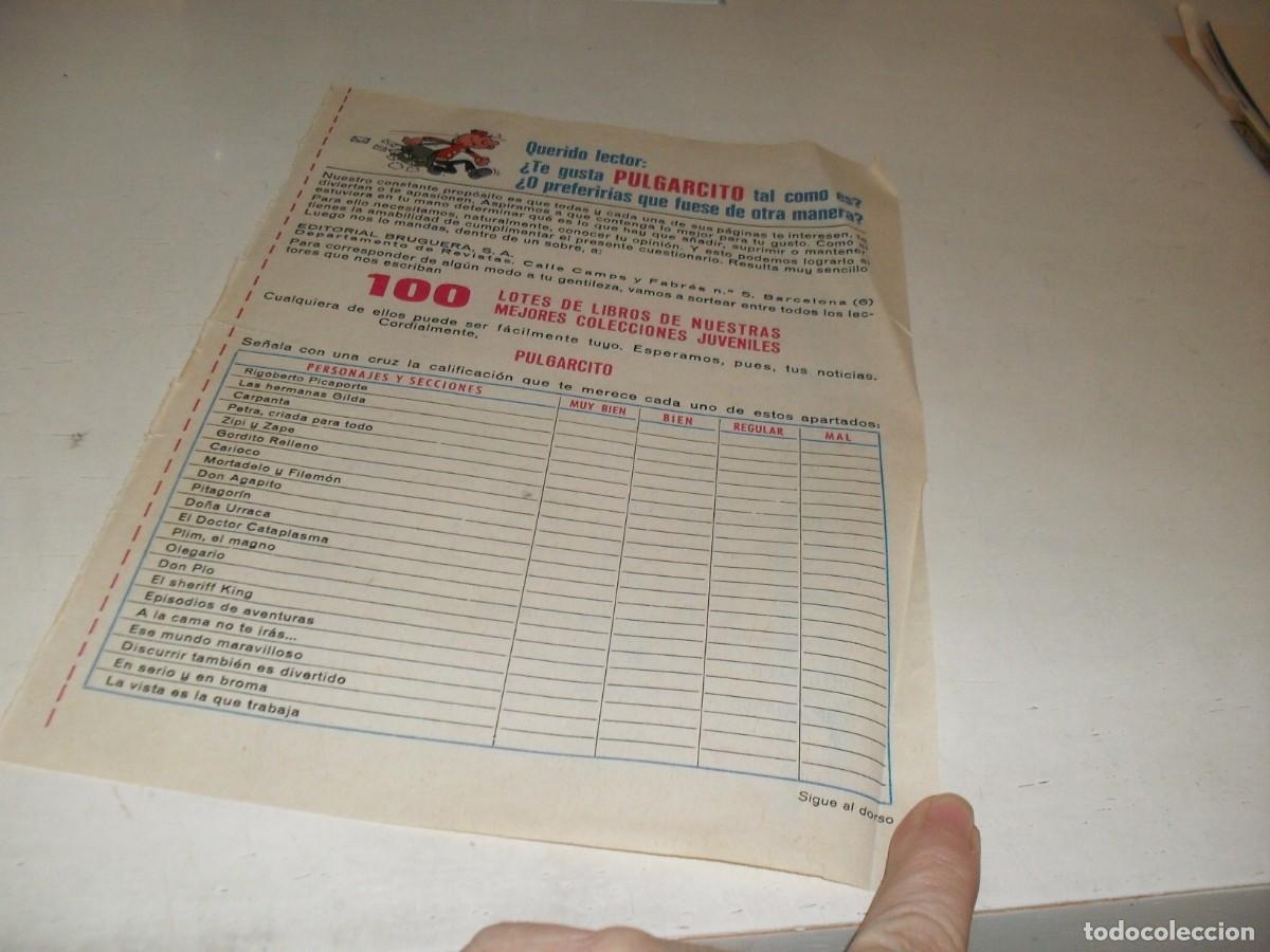 Tebeos: HOJA PUBLICITARIA TE GUSTA PULGARCITO TAL COMO ES??.BRUGUERA,A&Ntilde;OS 70