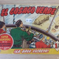 Tebeos: EL COSACO VERDE ”¡LA BASE SECRETA!” (ED. BRUGUERA) Nº 93 AÑO 1962 (ORIGINAL, NO FACSIMIL)