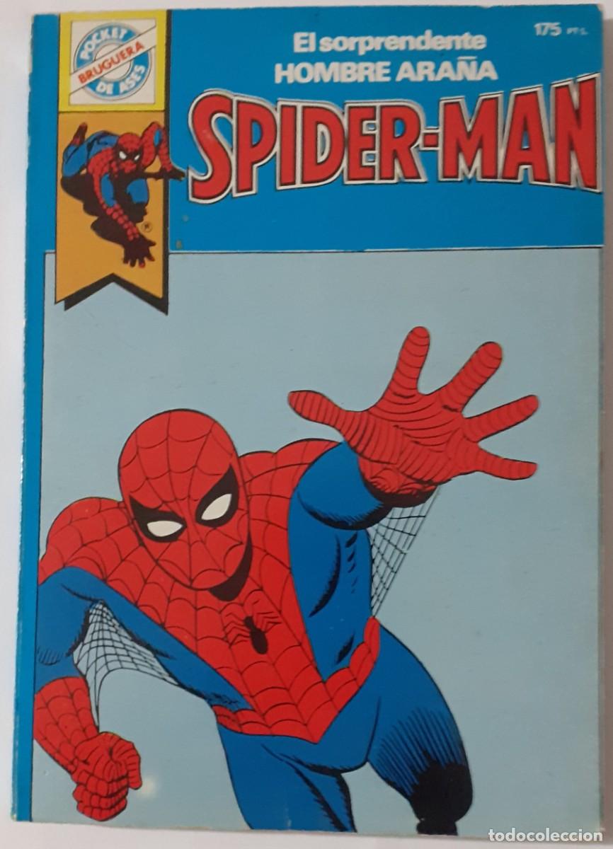 Comics: SPIDERMAN-POCKET DE ASES-BRUGUERA- N&ordm; 20 -EL HOMBRE DE ARENA-1982-ROSS ANDRU-BUENO-ESCASO-LEA-0101