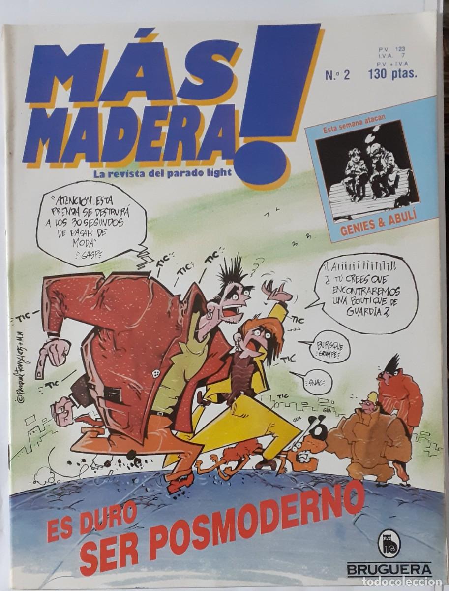 Comics: M&Aacute;S MADERA!-BRUGUERA- N&ordm; 2 -CITA OBLIGADA DE LOS 80-GENIES-PADU-FERRY-1986-BUENO-ESCASO-LEA-0104