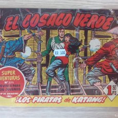 Tebeos: EL COSACO VERDE ”¡LOS PIRATAS DE KATANG!” (ED. BRUGUERA) Nº 32 AÑO 1960 (ORIGINAL, NO FACSIMIL)