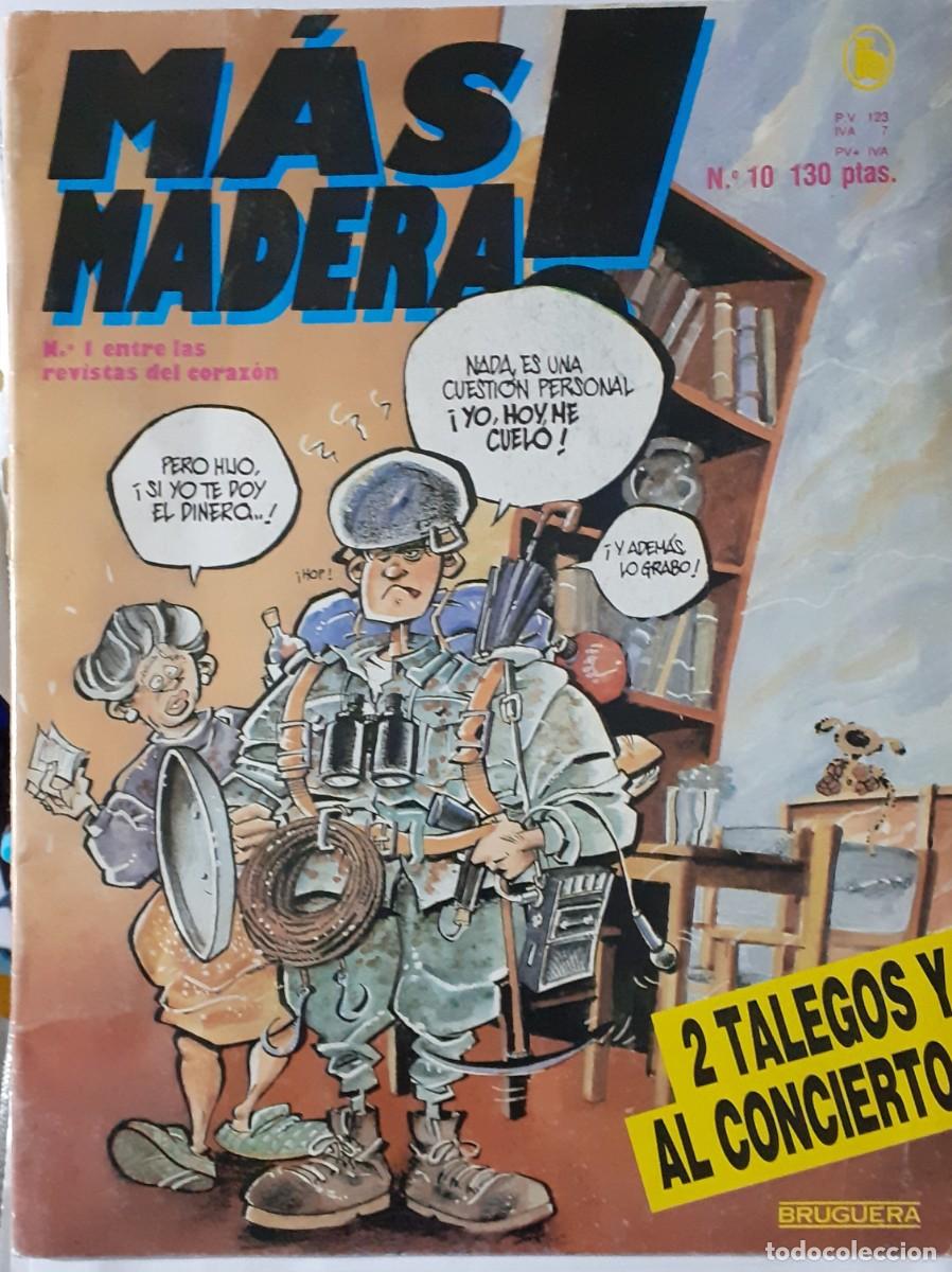 BDs: M&Aacute;S MADERA!-BRUGUERA- N&ordm; 10 -GRAN HUMOR GR&Aacute;FICO-ESPINOSA-DAS PASTORAS-1986-BUENO-ESCASO-LEA-0118