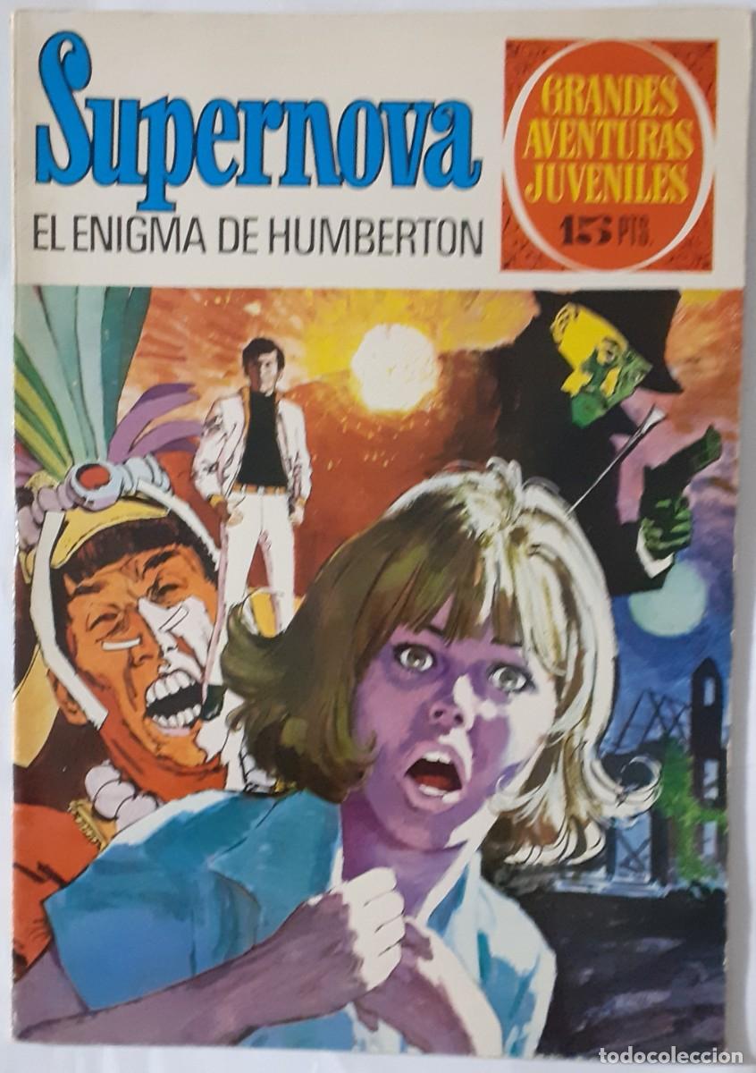 Comics: GRANDES AVENTURAS JUVENILES-BRUGUERA- N&ordm; 50 -SUPERNOVA-EL ENIGMA DE HUMBERTON-1973-DIFICIL-LEA-8053