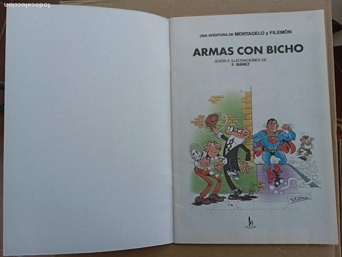 Tebeos: MORTADELO Y FILEM&Oacute;N - ARMAS CON BICHO - Foto 3