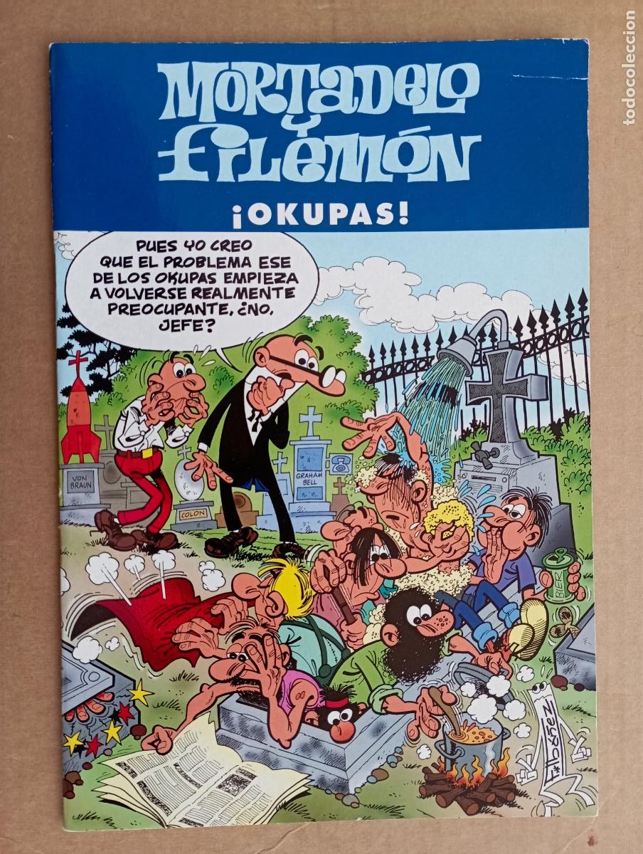 Tebeos: MORTADELO Y FILEM&Oacute;N - &iexcl; OKUPAS ! - Foto 1