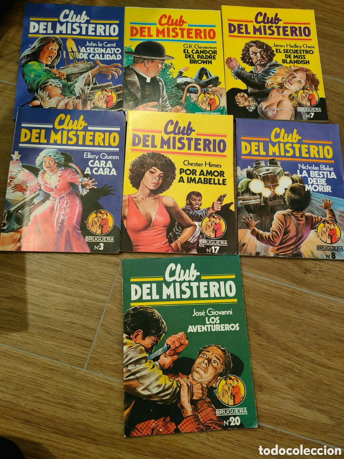 BDs: Lote 7 comics Club del misterio BRUGUERA