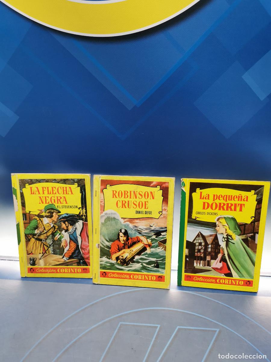 BDs: 3 tomos, coleccion Corinto , ed. Bruguera Robinson Crusoe-La perla Negra-La peque&ntilde;a Dorrit