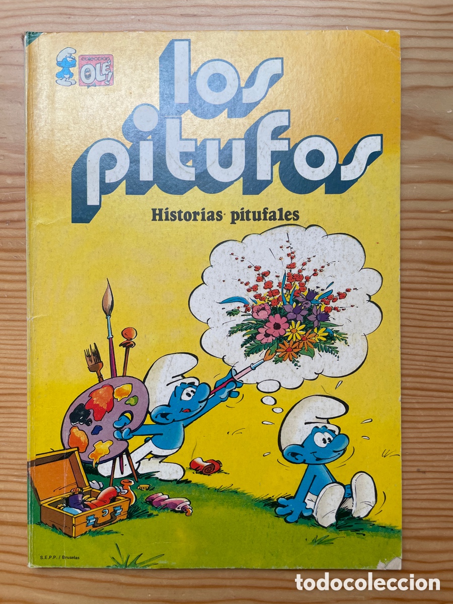 Tebeos: Los Pitufos n&deg; 9 - Colecci&oacute;n Ol&eacute; - Foto 1
