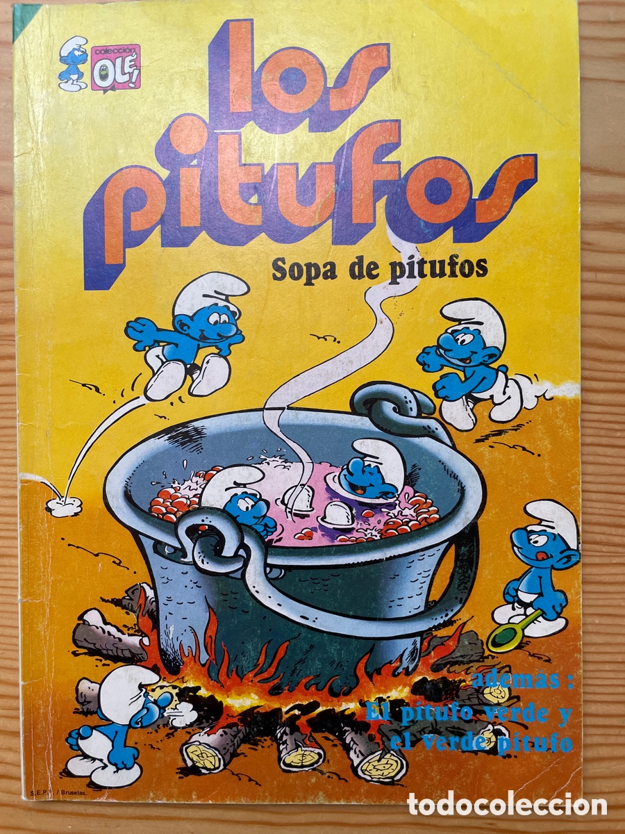 Tebeos: Los Pitufos n&deg; 10 - Colecci&oacute;n Ol&eacute; - Foto 1