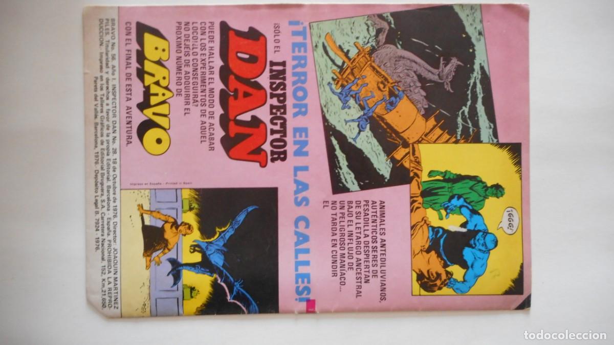 Tebeos: BRAVO. INSPECTOR DAN N&ordm; 56/28/ C-21 - Foto 2
