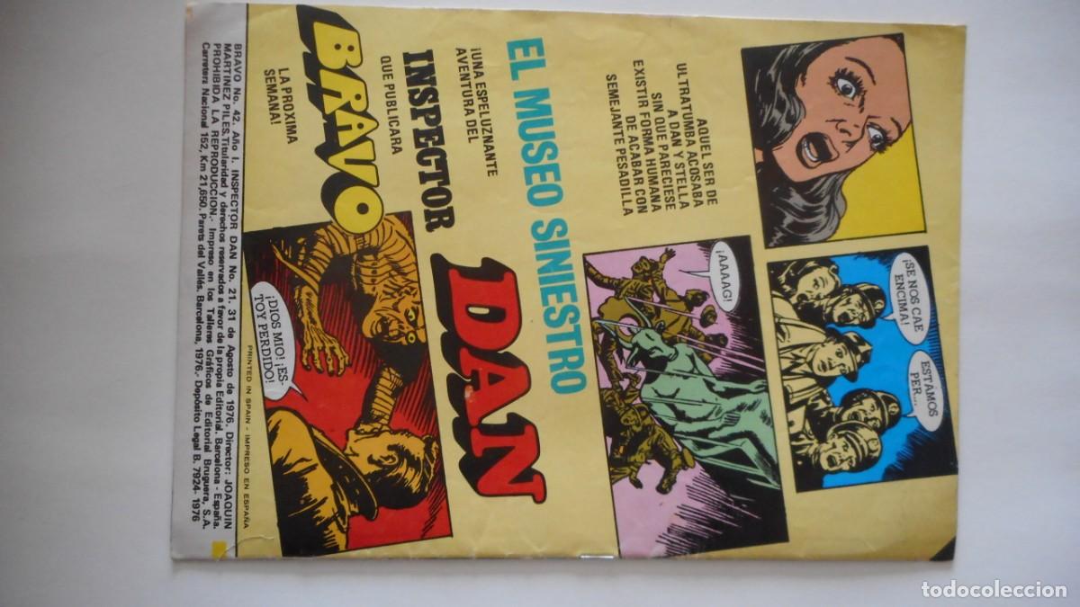Tebeos: BRAVO. INSPECTOR DAN N&ordm; 42/21/ C-21 - Foto 2