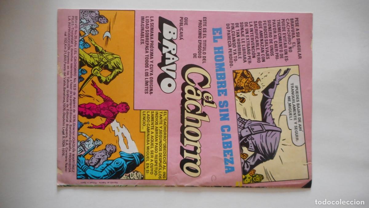 Tebeos: BRAVO. EL CAHORRO N&ordm; 35/18 / C-21 - Foto 2