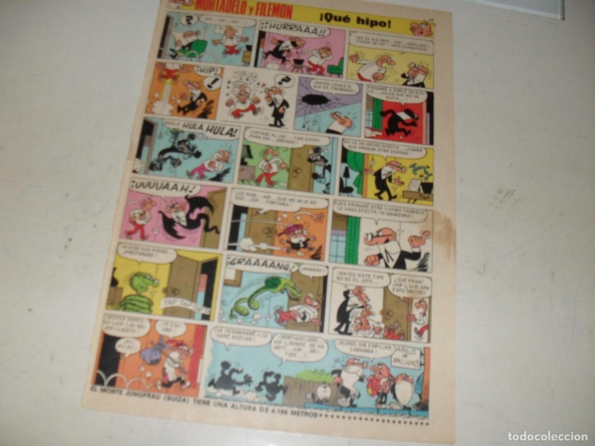 BDs: LAMINA CON MORTADELO(HISTORIETA CLASICA)&iexcl;QUE HIPO&iexcl;,BRUGUERA,A&Ntilde;OS 70