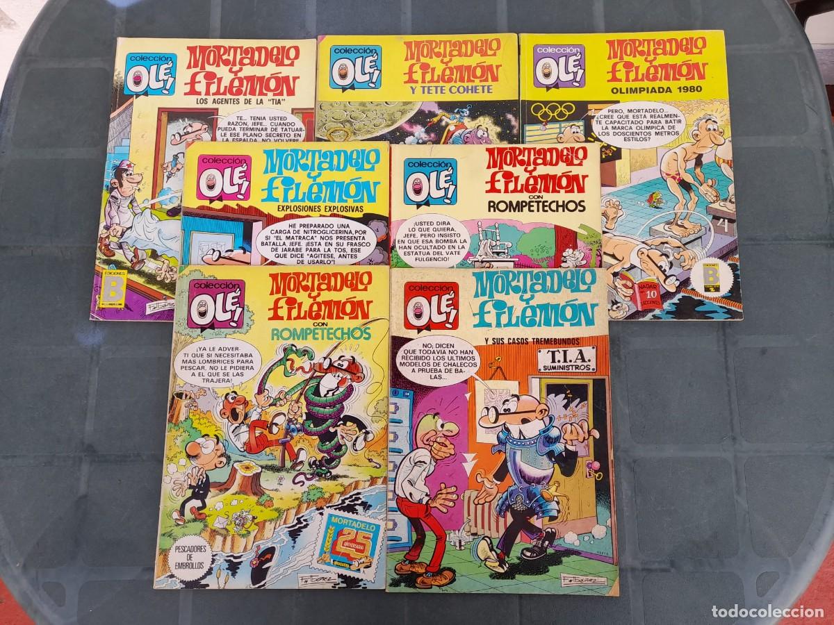 Tebeos: MORTADELO Y FILEM&Oacute;N, colecci&oacute;n Ol&eacute;, 7 ejemplares - Foto 1