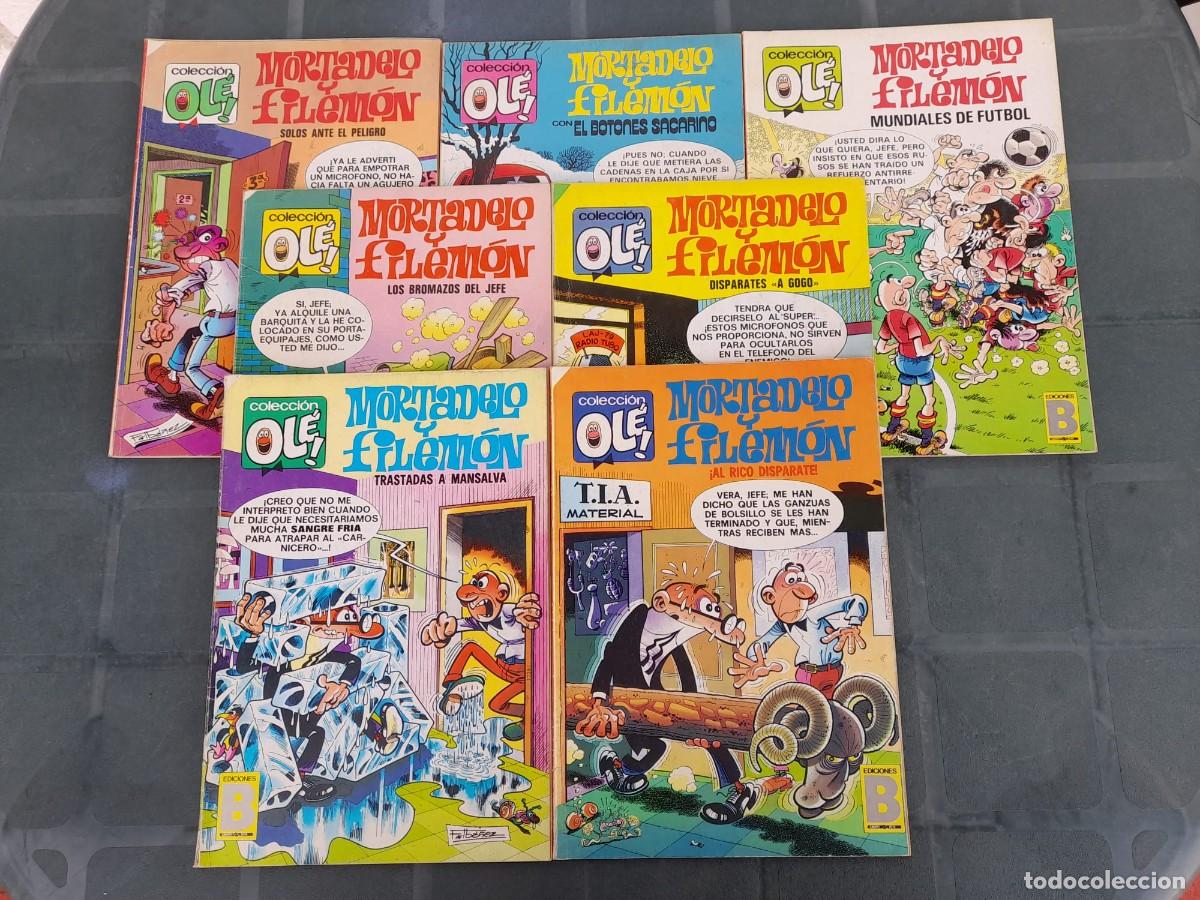 Tebeos: MORTADELO Y FILEM&Oacute;N, colecci&oacute;n Ol&eacute;, 7 ejemplares - Foto 1