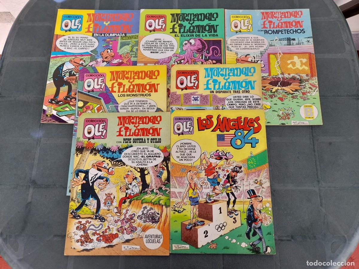 Tebeos: MORTADELO Y FILEM&Oacute;N, colecci&oacute;n Ol&eacute;, 7 ejemplares - Foto 1