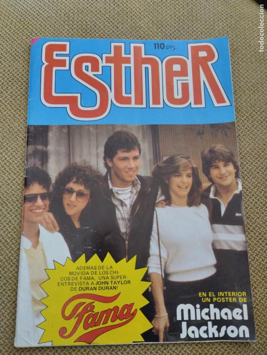 Tebeos: Revista Esther 1985 . Poster Michael Jackson - Foto 1