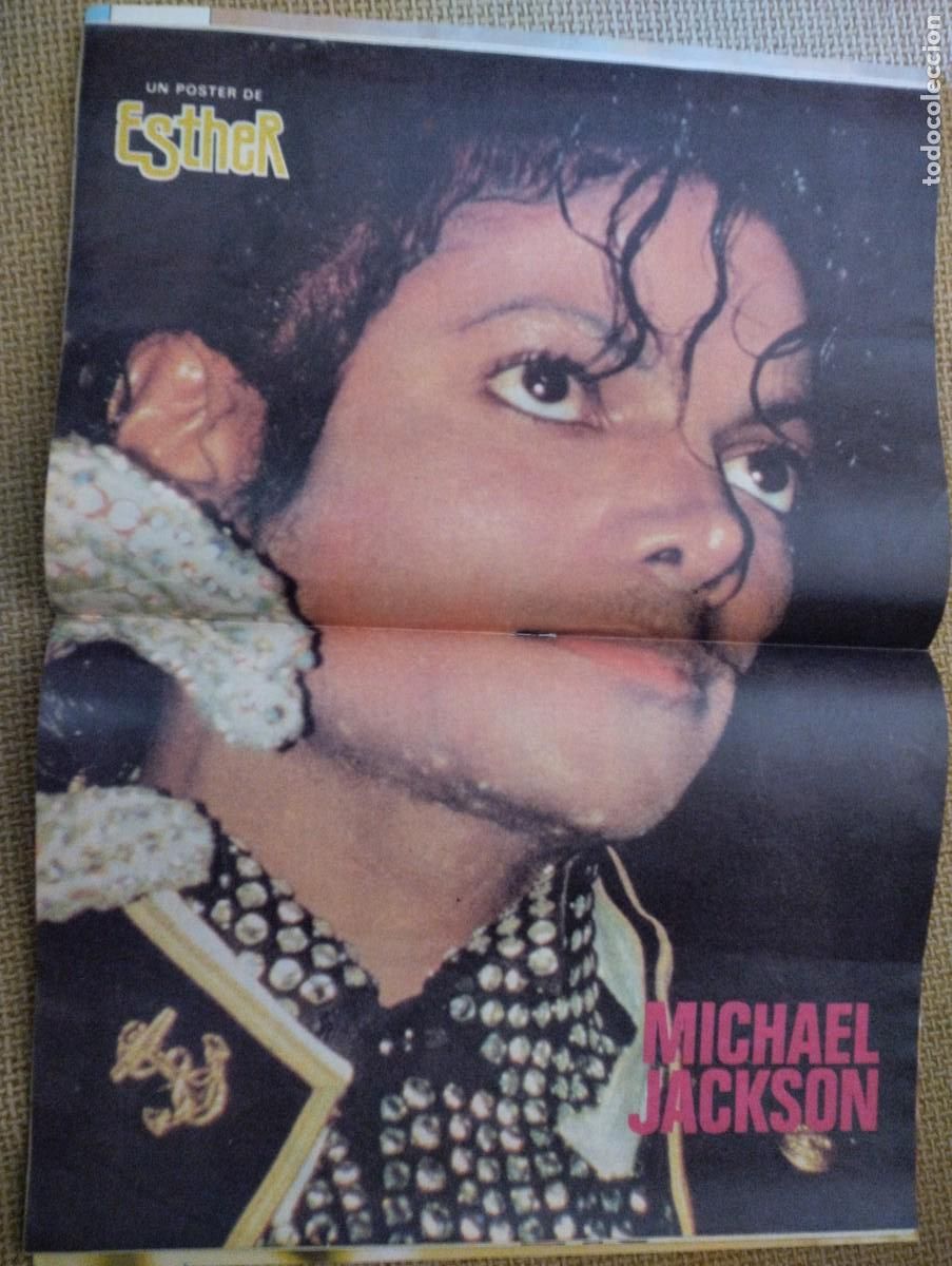 Tebeos: Revista Esther 1985 . Poster Michael Jackson - Foto 3
