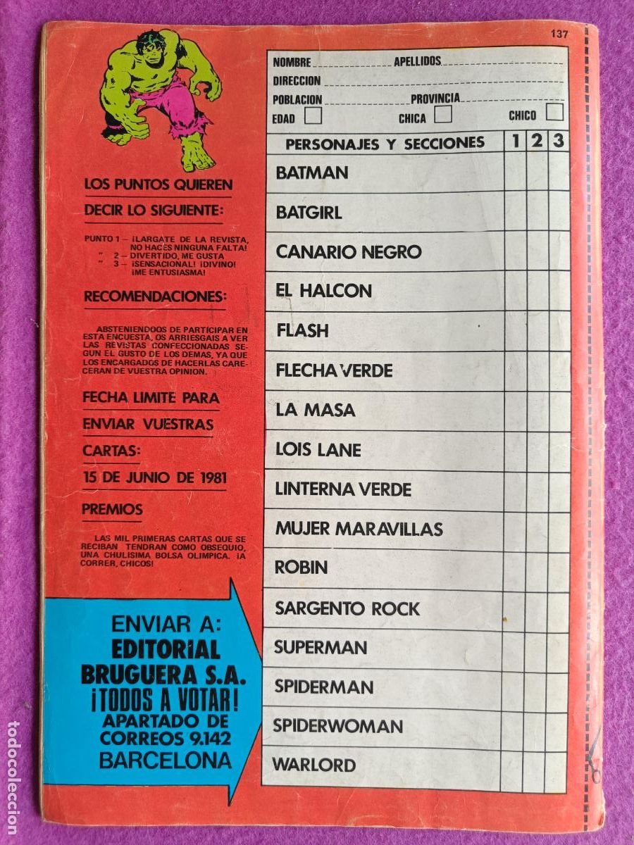 Tebeos: TEBEO SUPERMAN N&ordm; 47 EDICIONES BRUGUERA 1981 - Foto 2