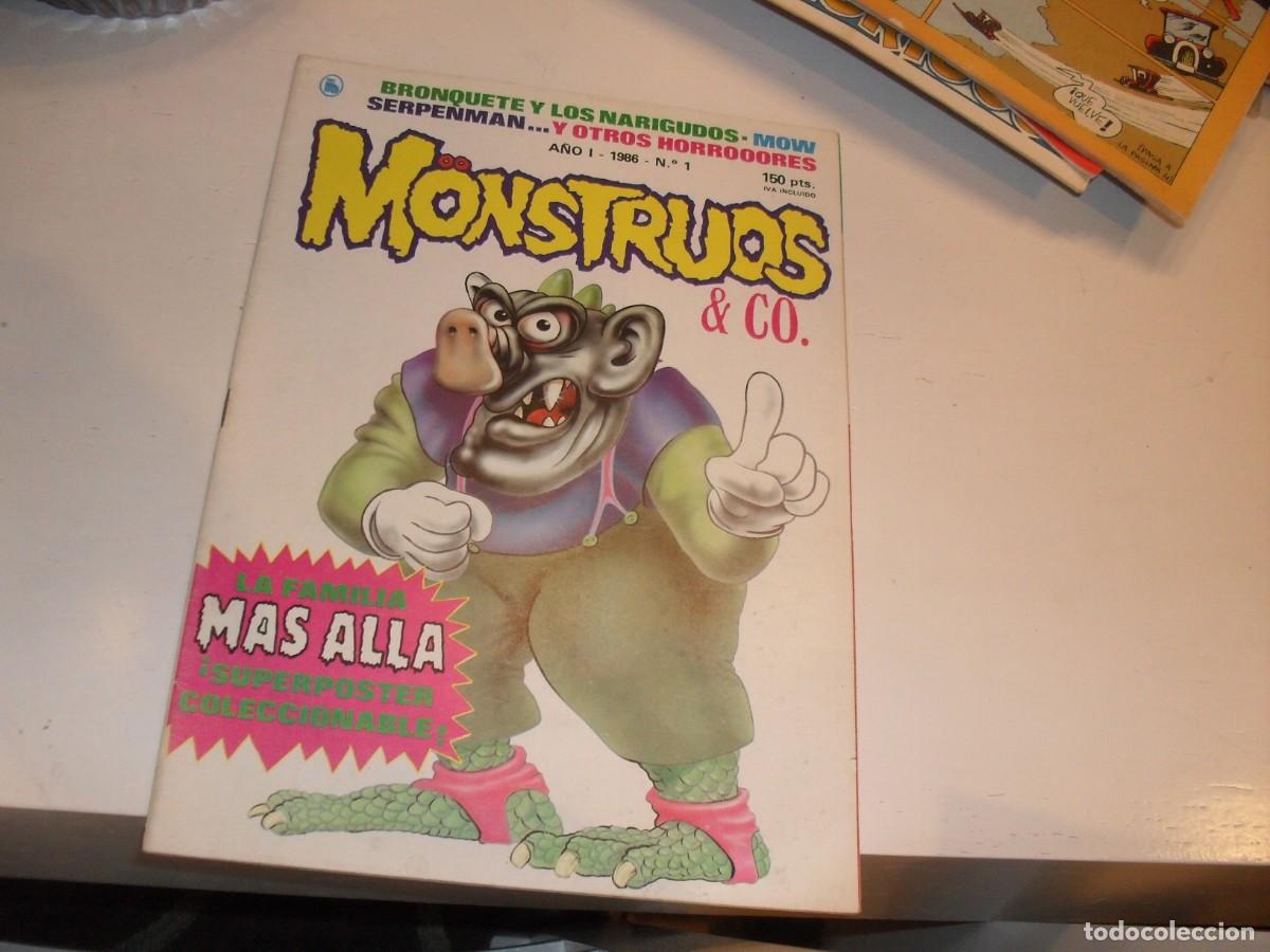 Tebeos: MONSTRUOS&CO N&ordm; 1,EL PRIMERO.DE LOS ULTIMOS TEBEOS DE BRUGUERA,1986