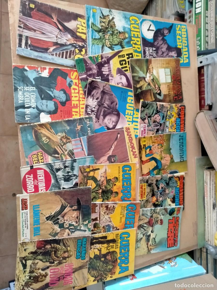 Tebeos: haza&ntilde;as belicas oeste etc gran lote 92