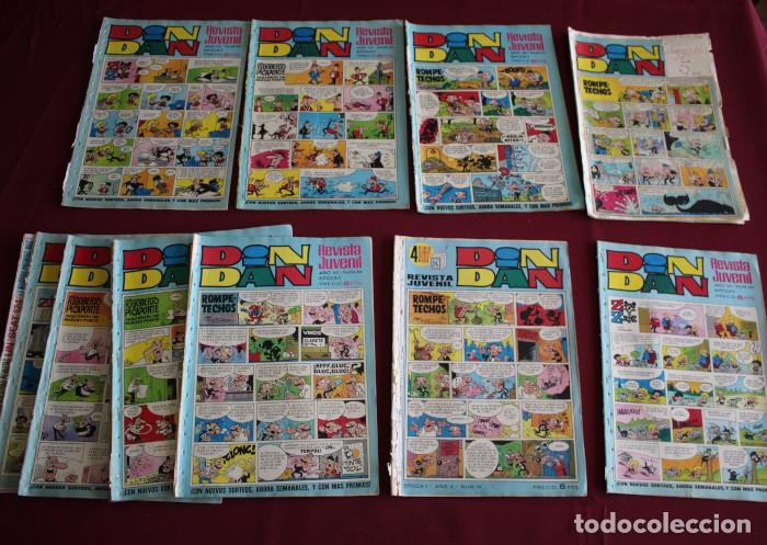 Tebeos: LOTE 28 COMICS DIN DAN BRUGUERA - Foto 5