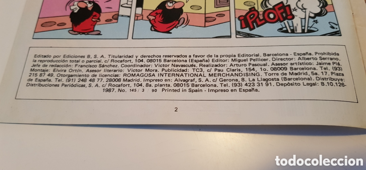Tebeos: Mortadelo. N.145, ediciones B.S.A. (1987). - Foto 3