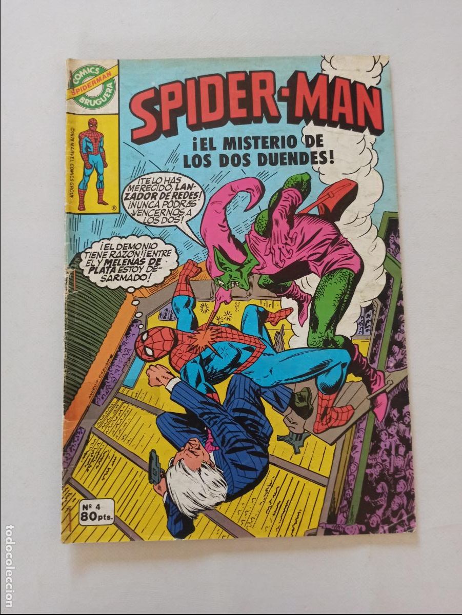 Tebeos: SPIDER-MAN N&ordm; 4 - BRUGUERA (IO) - Foto 1