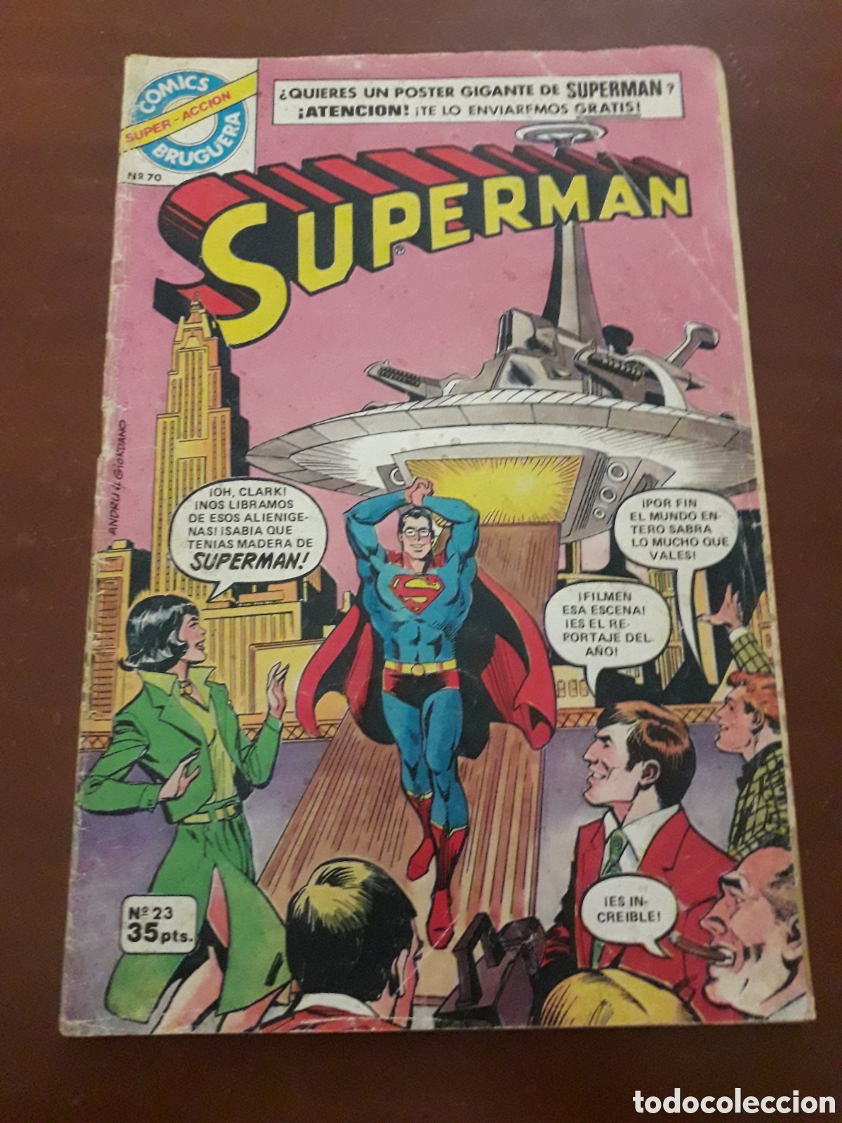 Tebeos: Superman n&uacute;mero 23. Ed Bruguera - Foto 1