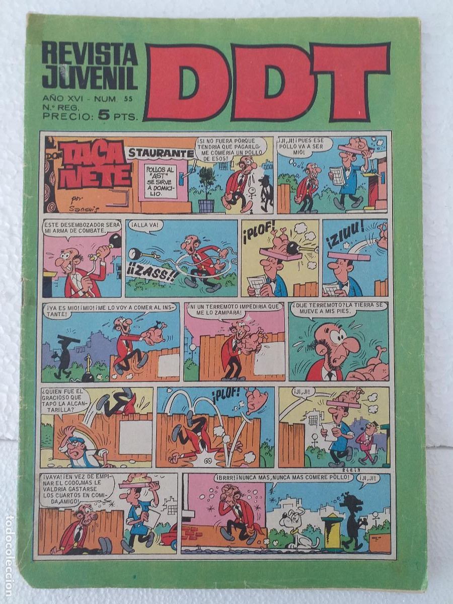 Tebeos: DDT - N&ordm; 55 - 5 PTS - BRUGUERA - Foto 1