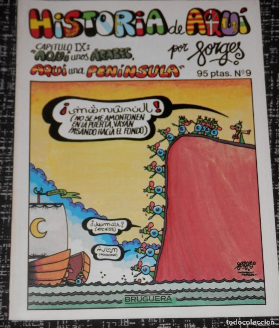 Tebeos: HIST&Oacute;RIA DE AQUI POR FORGES N&ordm; 9