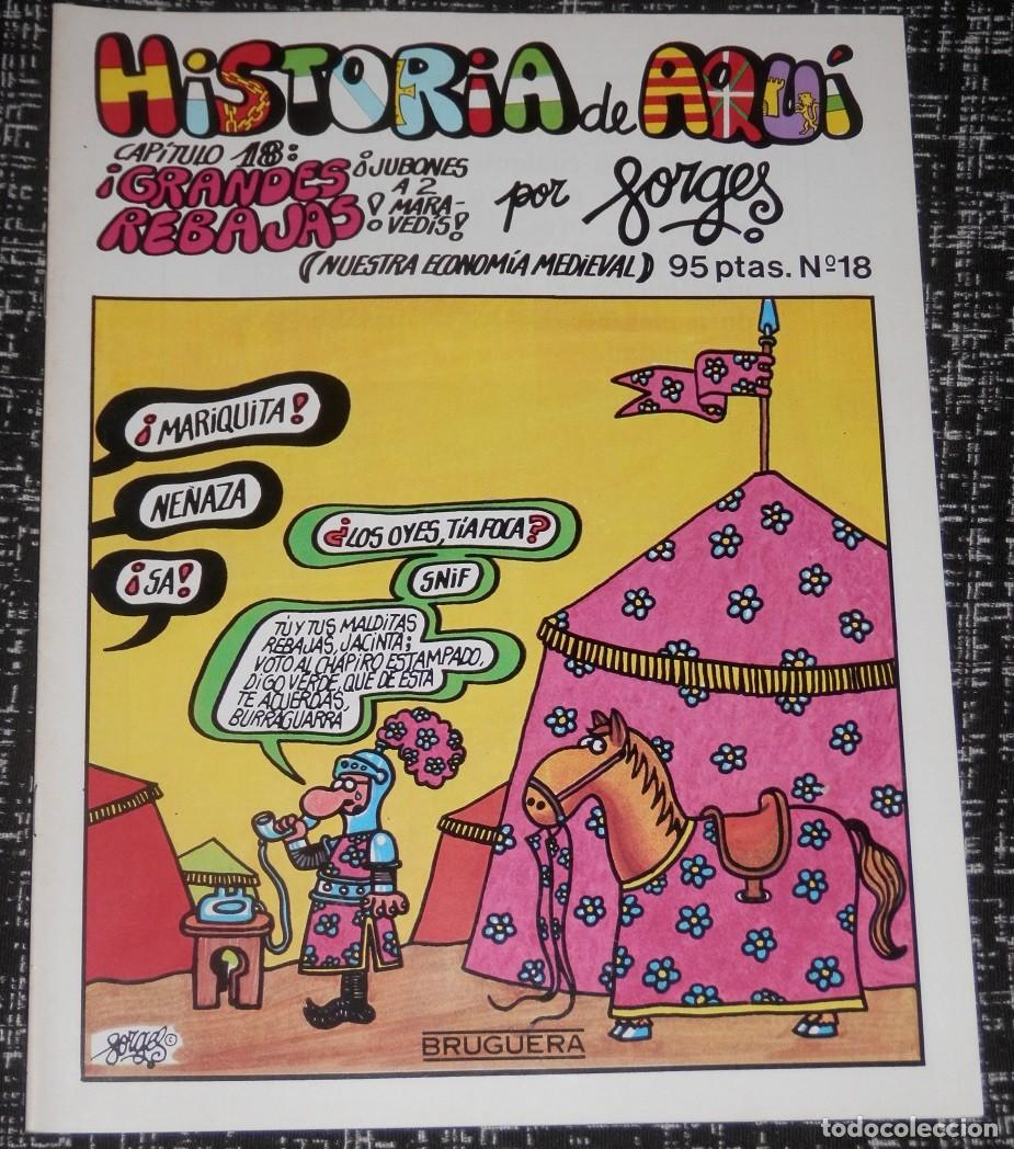 Tebeos: HIST&Oacute;RIA DE AQUI POR FORGES N&ordm; 18
