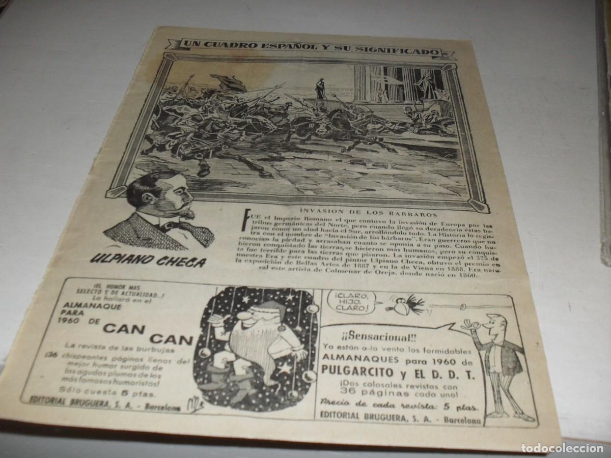Tebeos: LAMINA EL CUADRO ESPA&Ntilde;OL Y SU SIGNIFICADO+DON VERDADES,DE ESCOBAR.BRUGUERA,A&Ntilde;OS 60