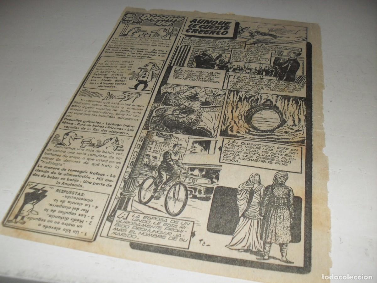 Tebeos: LAMINA AUNQUE LE CUESTE CREERLO+TROGLODITO,DE SCHMIDT.BRUGUERA,A&Ntilde;OS 60