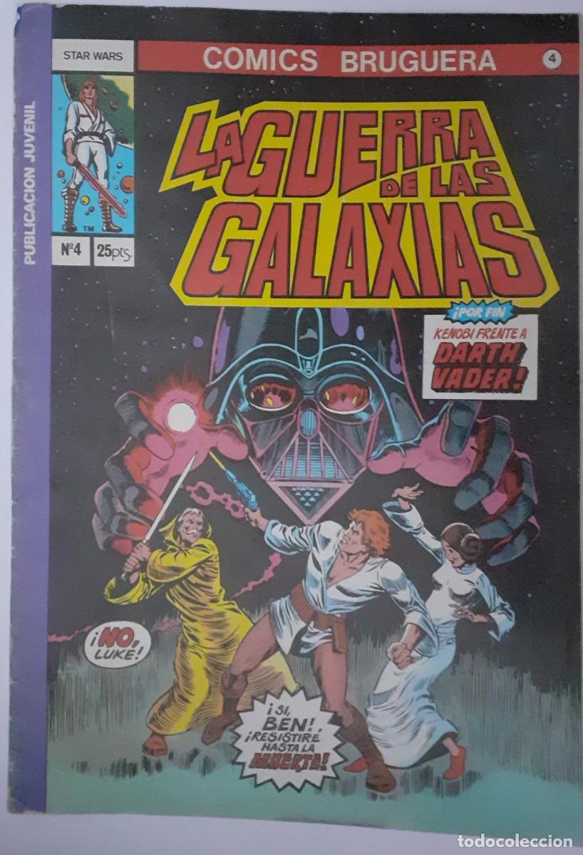 Livros de Banda Desenhada: LA GUERRA DE LAS GALAXIAS-BRUGUERA- N&ordm; 4 -CON BEN KENOBI-1977-MUY RARO-CASI BUENO- DIF&Iacute;CIL-LEAN-0366